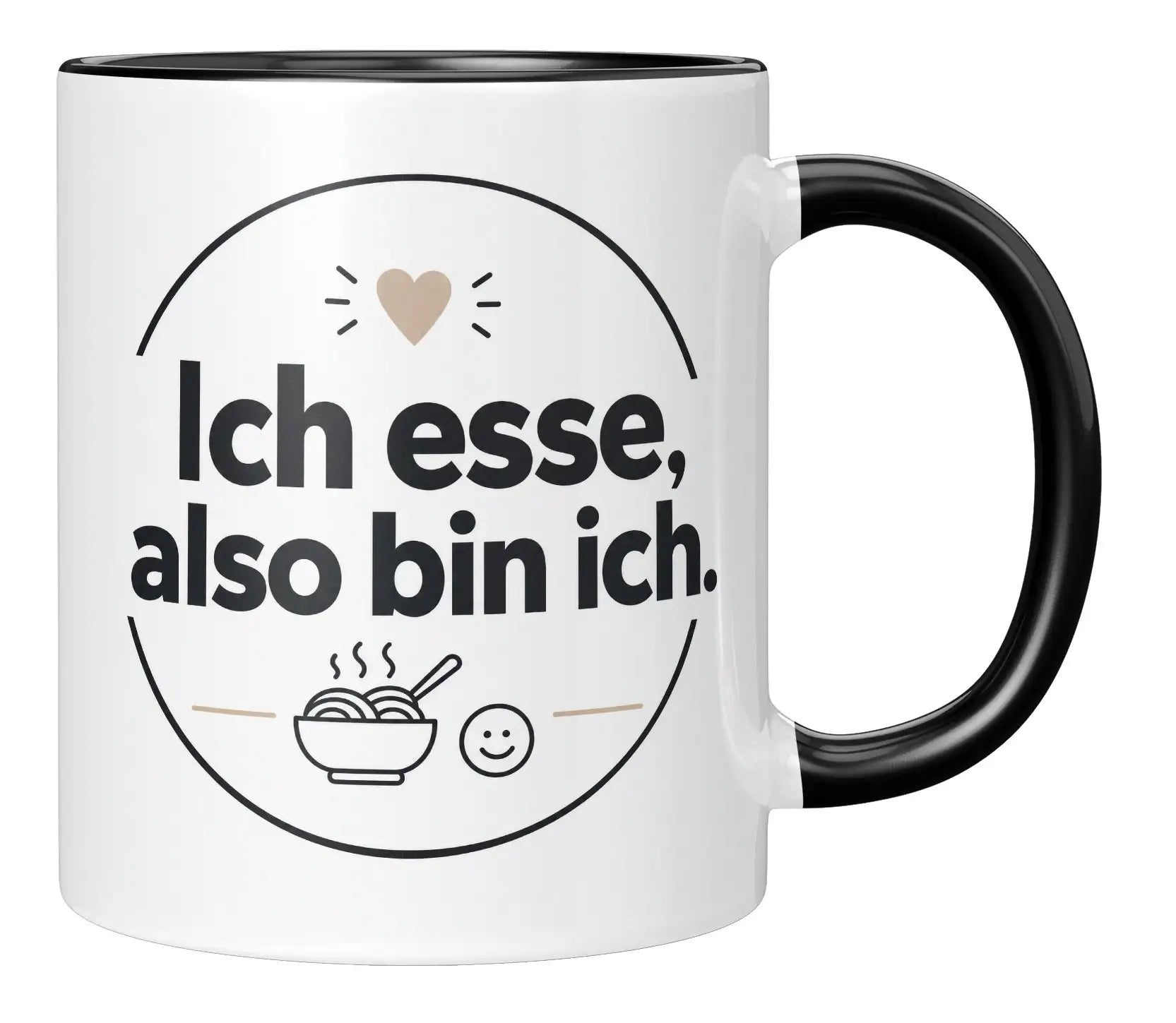 Tasse - Ich esse, also bin ich.