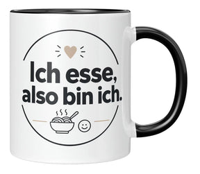 Tasse - Ich esse, also bin ich.