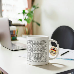 Tasse - Nähstiche Zierstich Muster