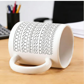 Tasse - Dekorative Nähstich-Muster
