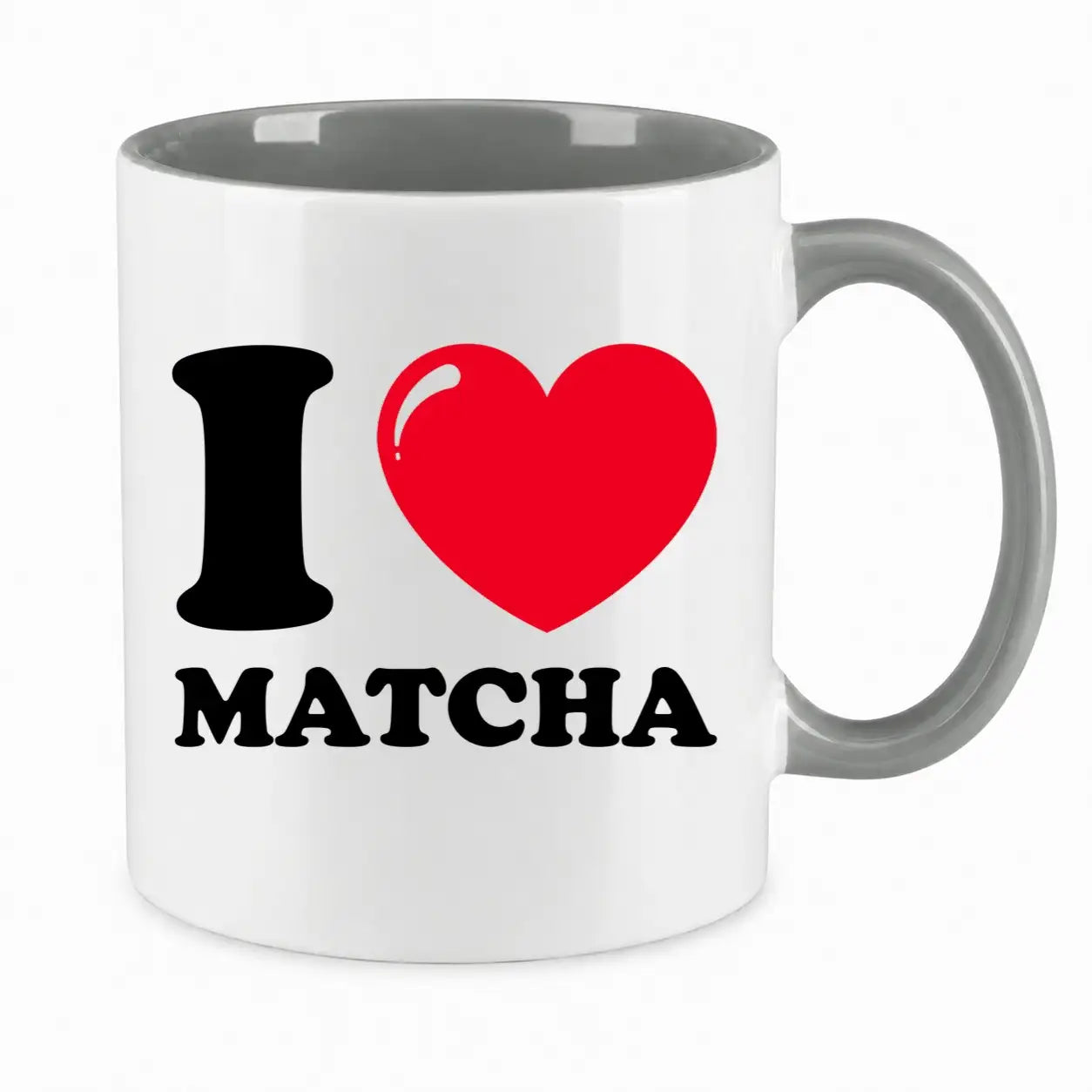 LIEBTASTISCH® Tasse mit Spruch - I ❤ Matcha - Kaffeetasse Teetasse für Matcha Fans - Doppelwandige Kaffeegläser - Cappuccino Gläser - Thermogläser Doppelwandig - {FARBE}