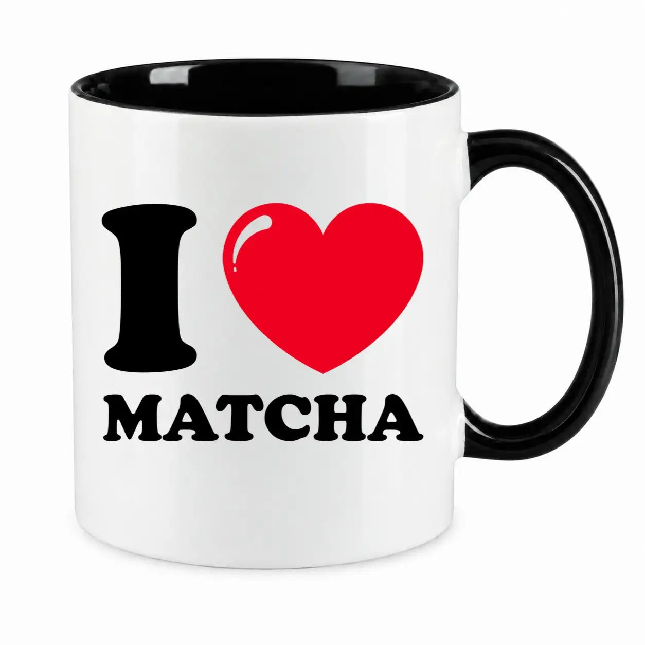 LIEBTASTISCH® Tasse mit Spruch - I ❤ Matcha - Kaffeetasse Teetasse für Matcha Fans - Doppelwandige Kaffeegläser - Cappuccino Gläser - Thermogläser Doppelwandig - {FARBE}