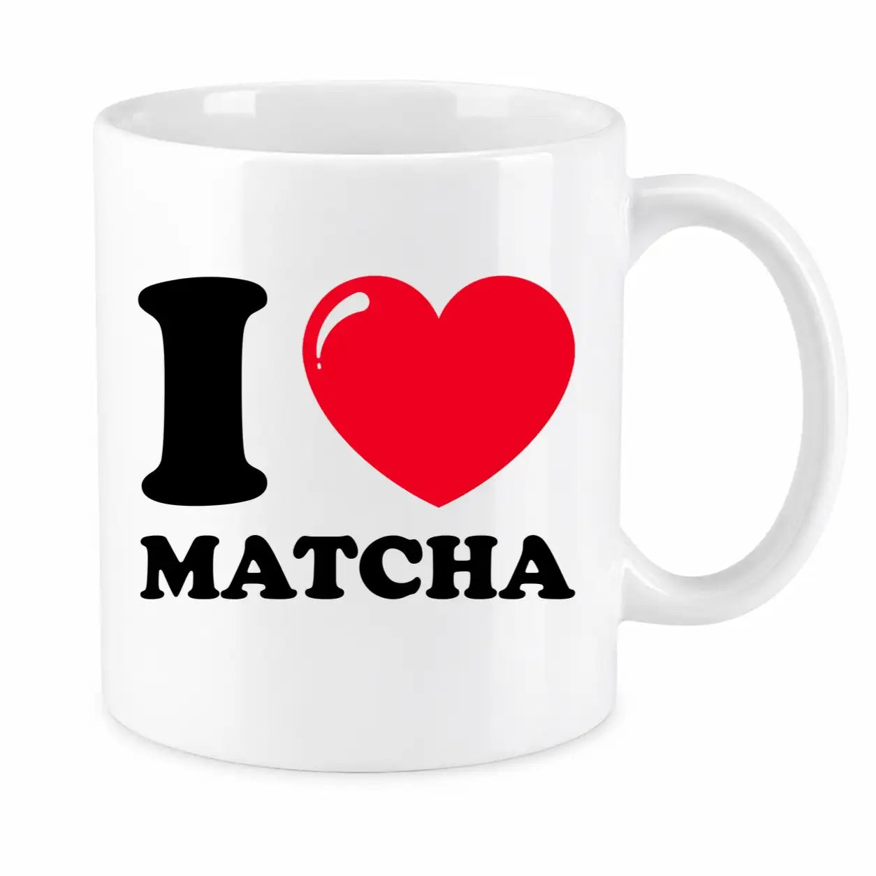 LIEBTASTISCH® Tasse mit Spruch - I ❤ Matcha - Kaffeetasse Teetasse für Matcha Fans - Doppelwandige Kaffeegläser - Cappuccino Gläser - Thermogläser Doppelwandig - {FARBE}