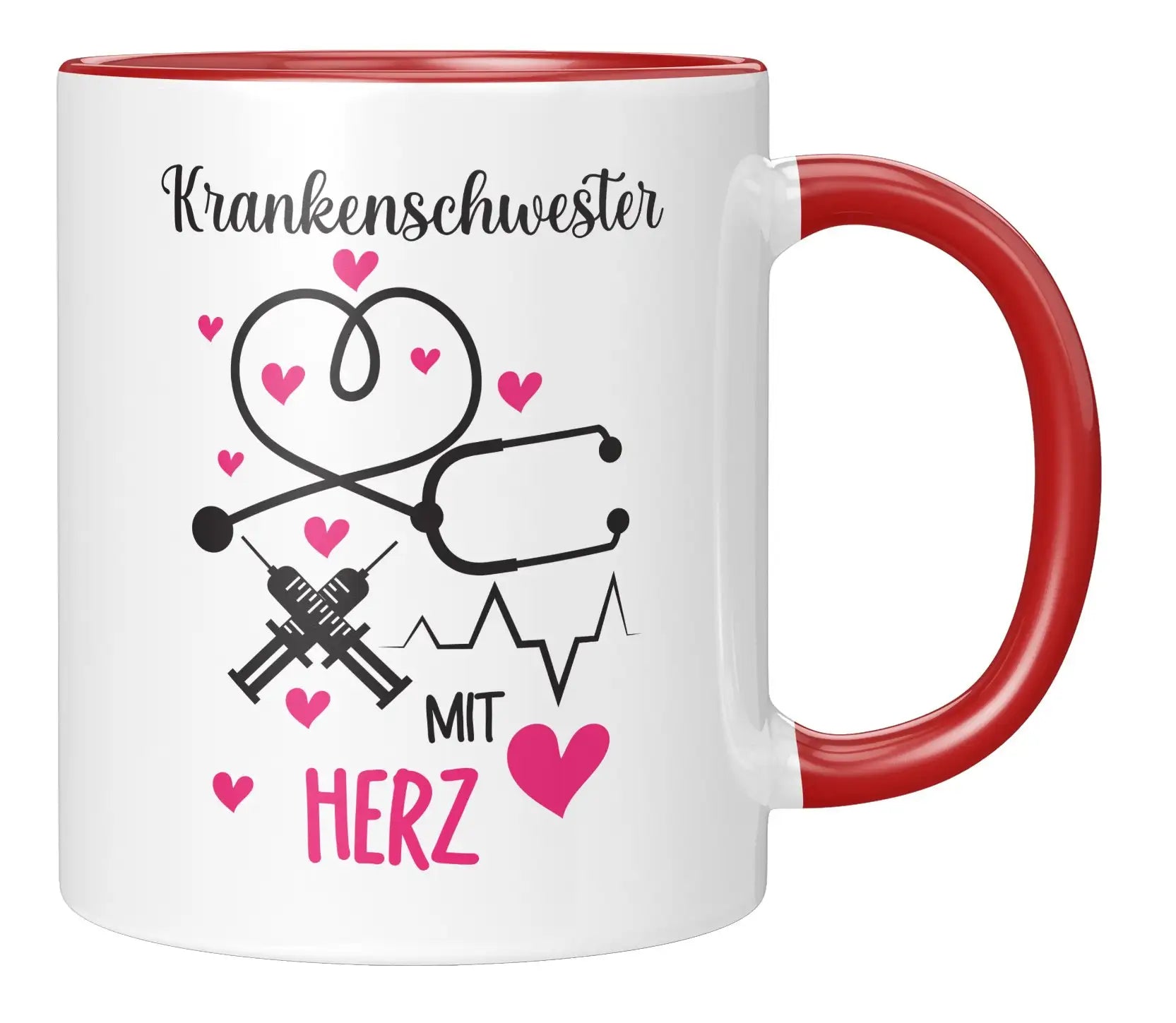 Tasse - Krankenschwester mit Herz