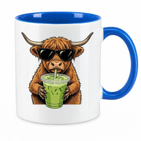 Tasse - Highland-Rind mit Sonnenbrille