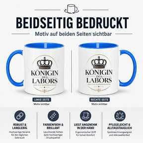 Tasse - Königin des Labors (aka die Mikrobiologin)