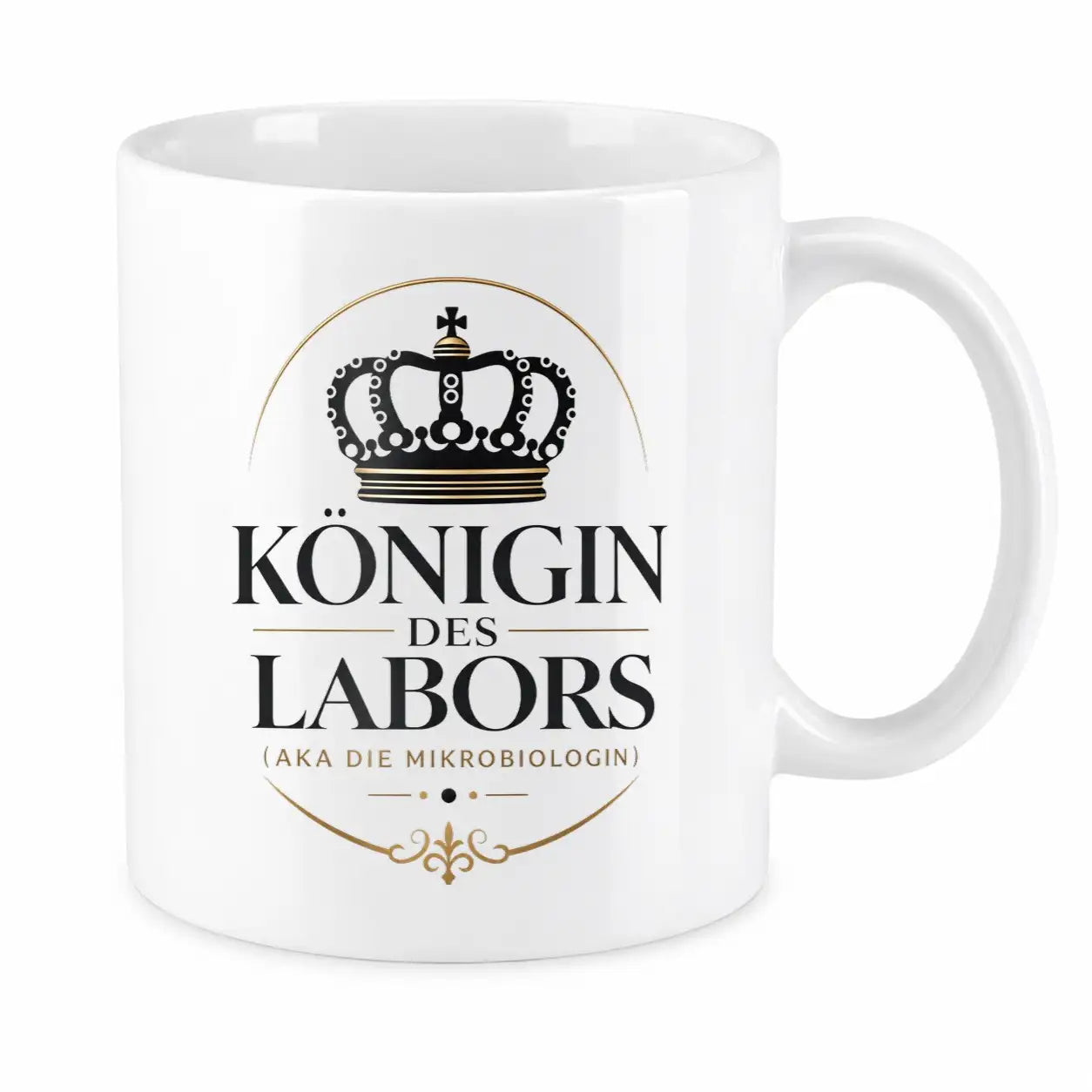 Tasse - Königin des Labors (aka die Mikrobiologin)