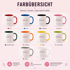 LIEBTASTISCH® Tasse mit Spruch - Eine richtig tolle Lehrerin findet man nicht überall - Geschenk für Lehrerin Grundschule - 50. Karte - 67 Lehrer - {FARBE}