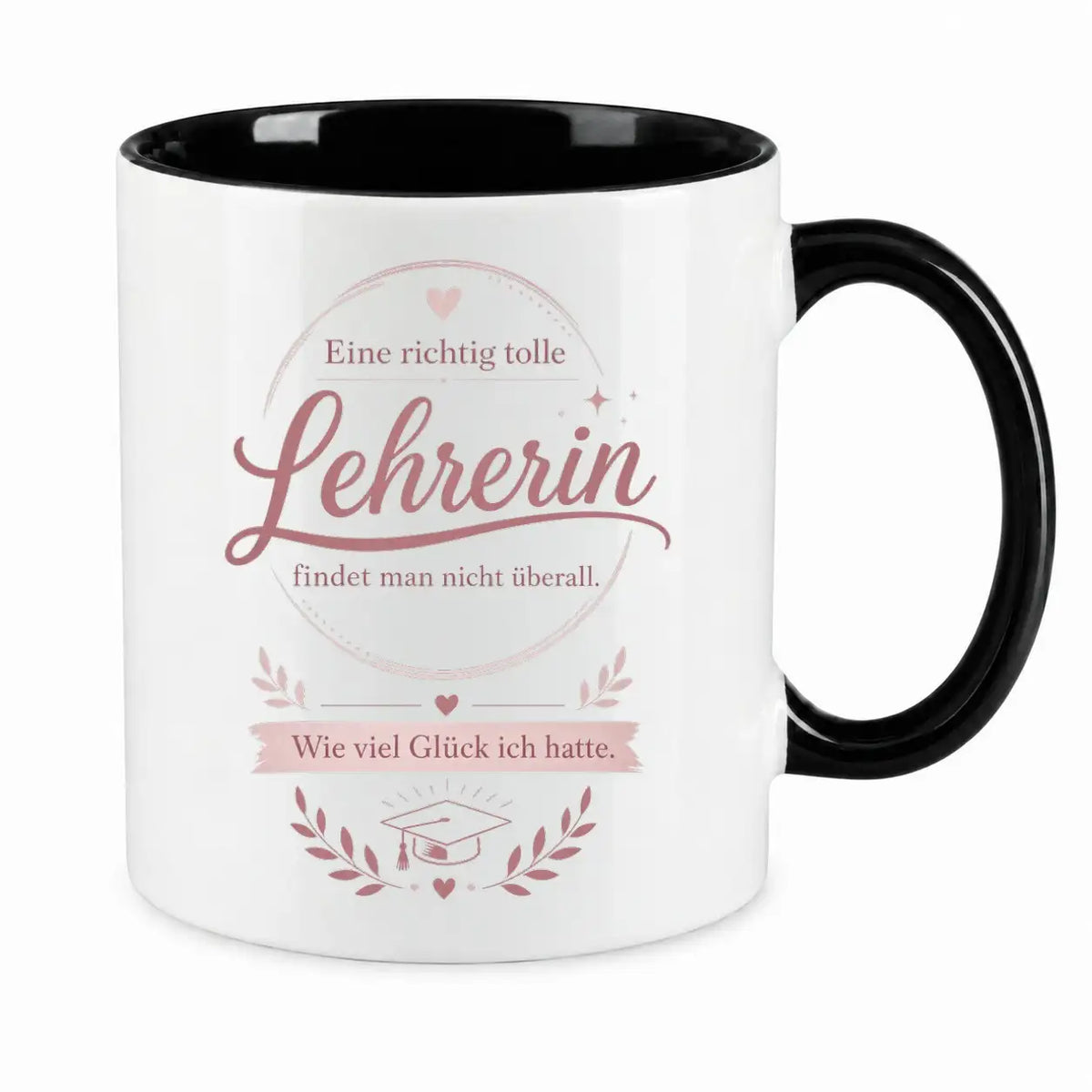 LIEBTASTISCH® Tasse mit Spruch - Eine richtig tolle Lehrerin findet man nicht überall - Geschenk für Lehrerin Grundschule - 50. Karte - 67 Lehrer - {FARBE}