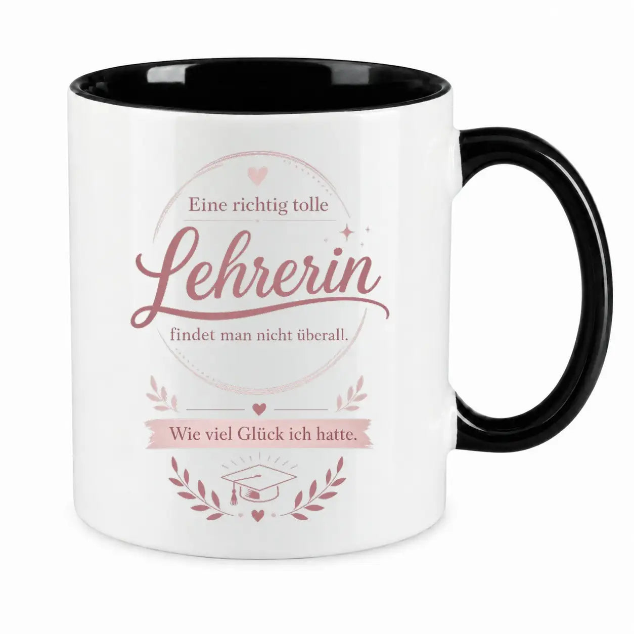 LIEBTASTISCH® Tasse mit Spruch - Eine richtig tolle Lehrerin findet man nicht überall - Geschenk für Lehrerin Grundschule - 50. Karte - 67 Lehrer - {FARBE}