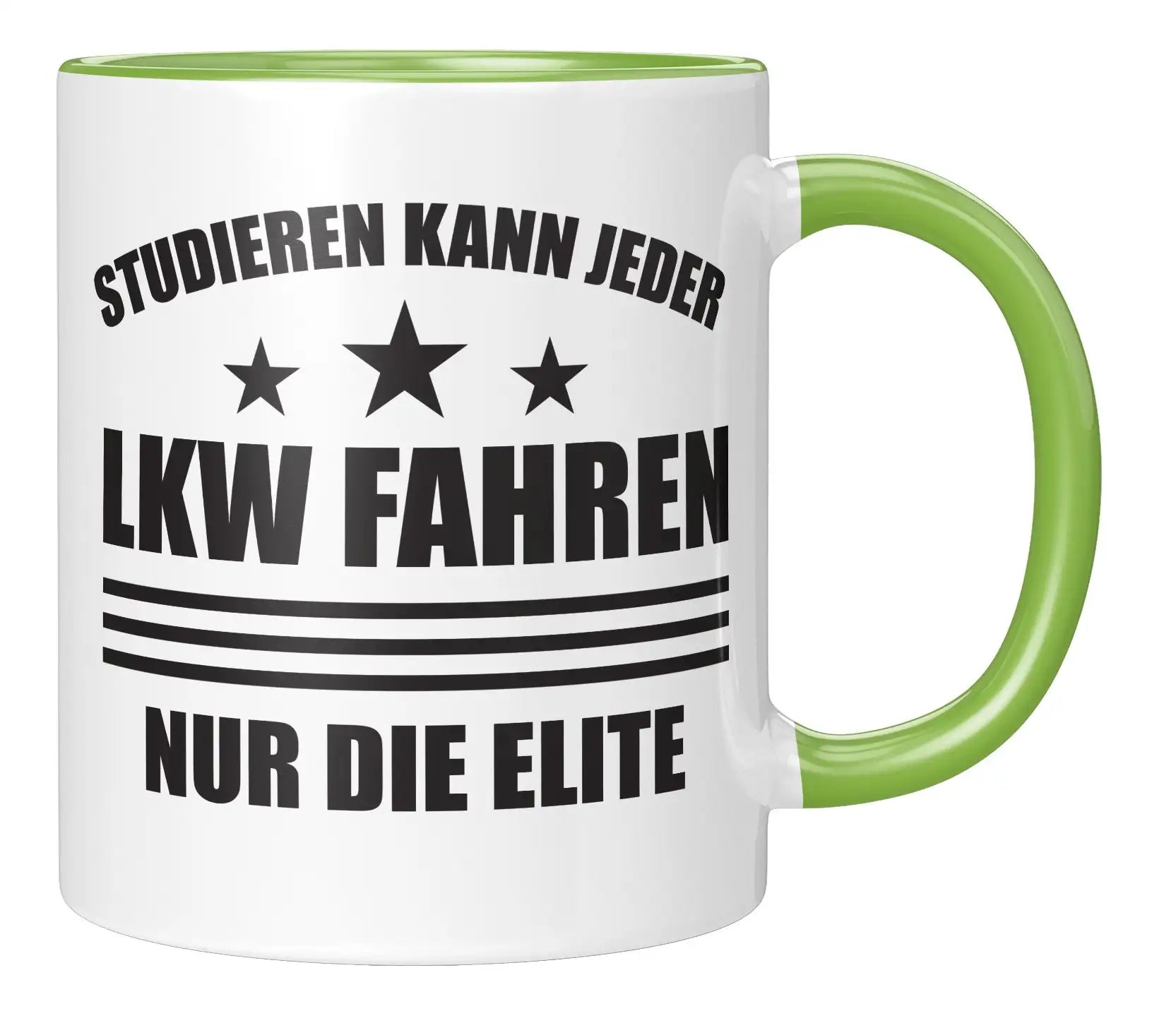 Tasse - Studieren kann jeder LKW fahren nur die Elite