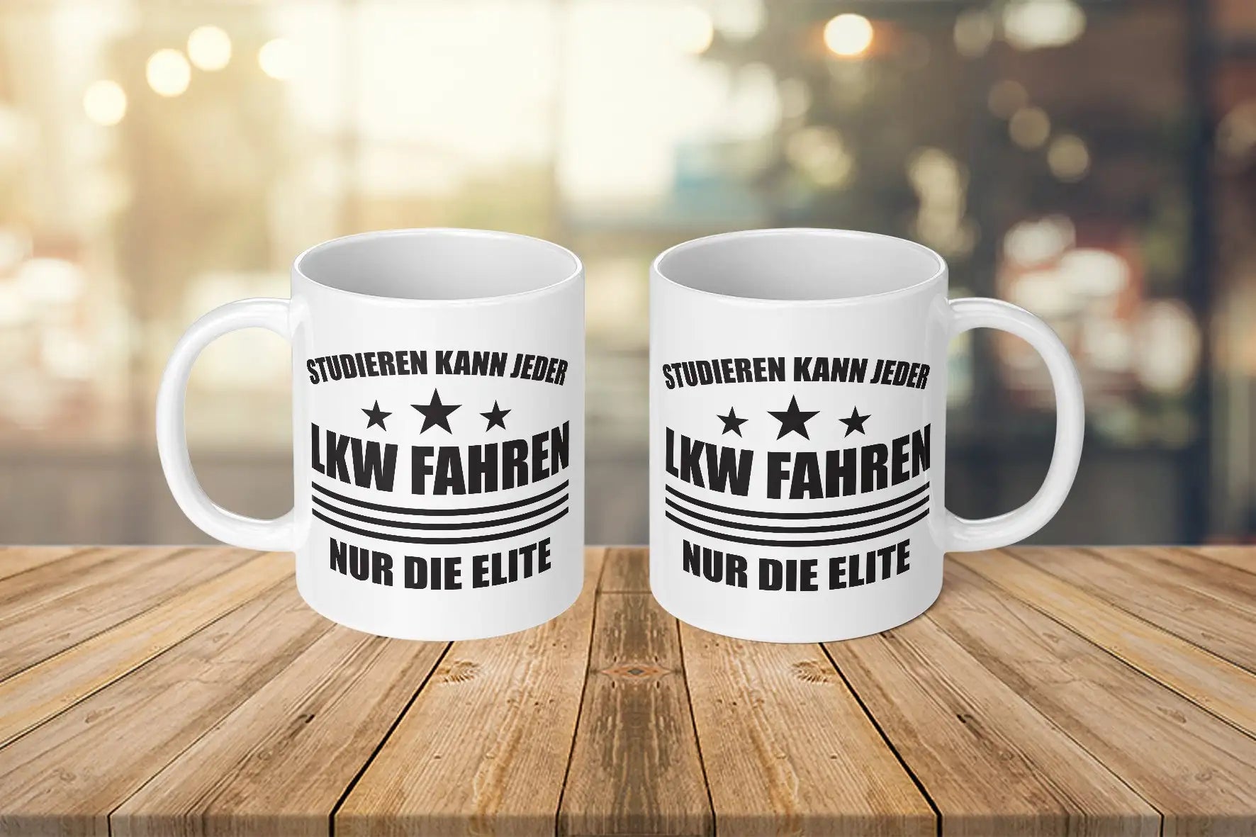 Tasse - Studieren kann jeder LKW fahren nur die Elite
