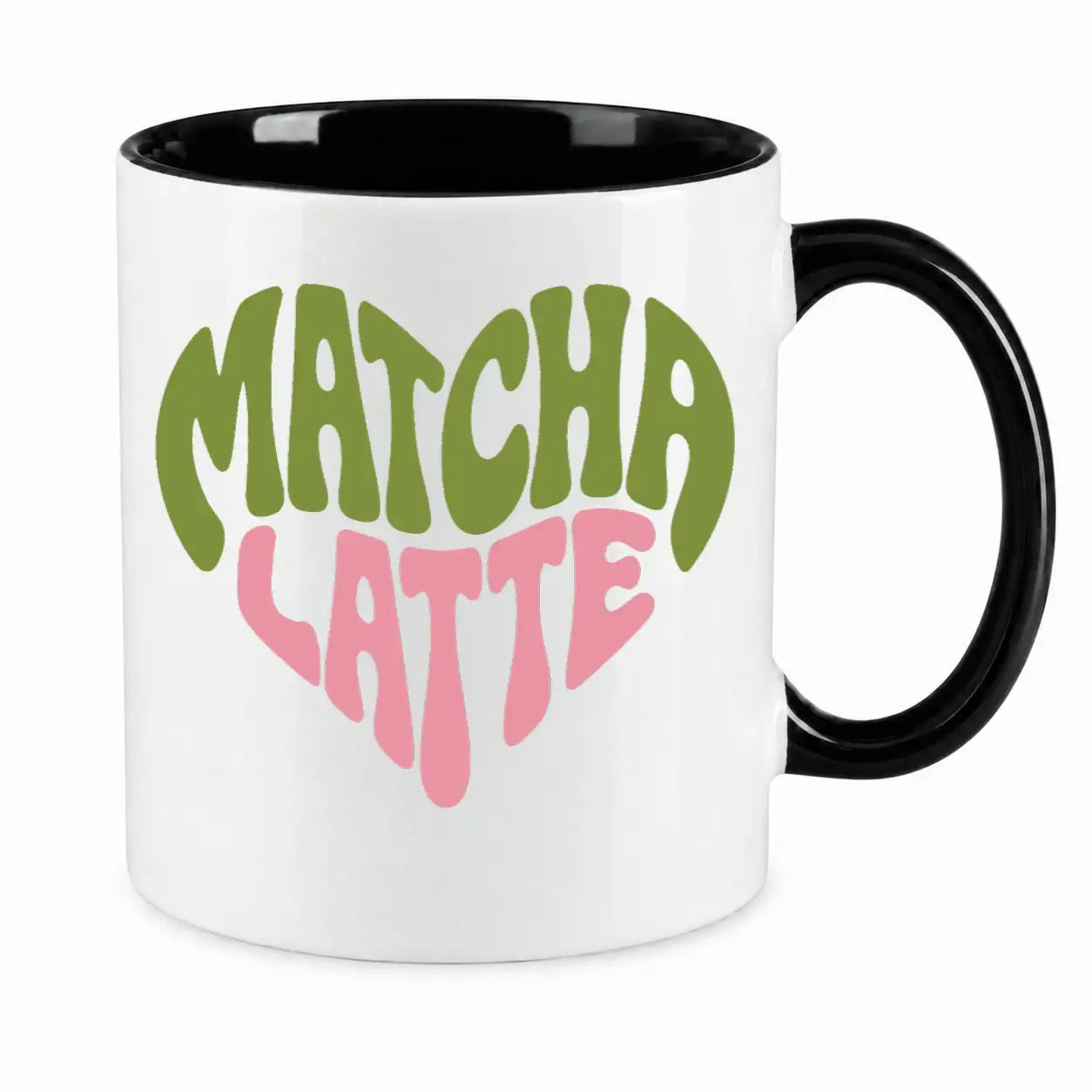 LIEBTASTISCH® Tasse mit Spruch - Matcha Latte - süße Kaffeetasse Becher für Matcha Liebhaber - Geschenk Teetasse Kakaotasse mit Herz Motiv japanische Teegläser Stil für Frauen Freundin Kollegin -
