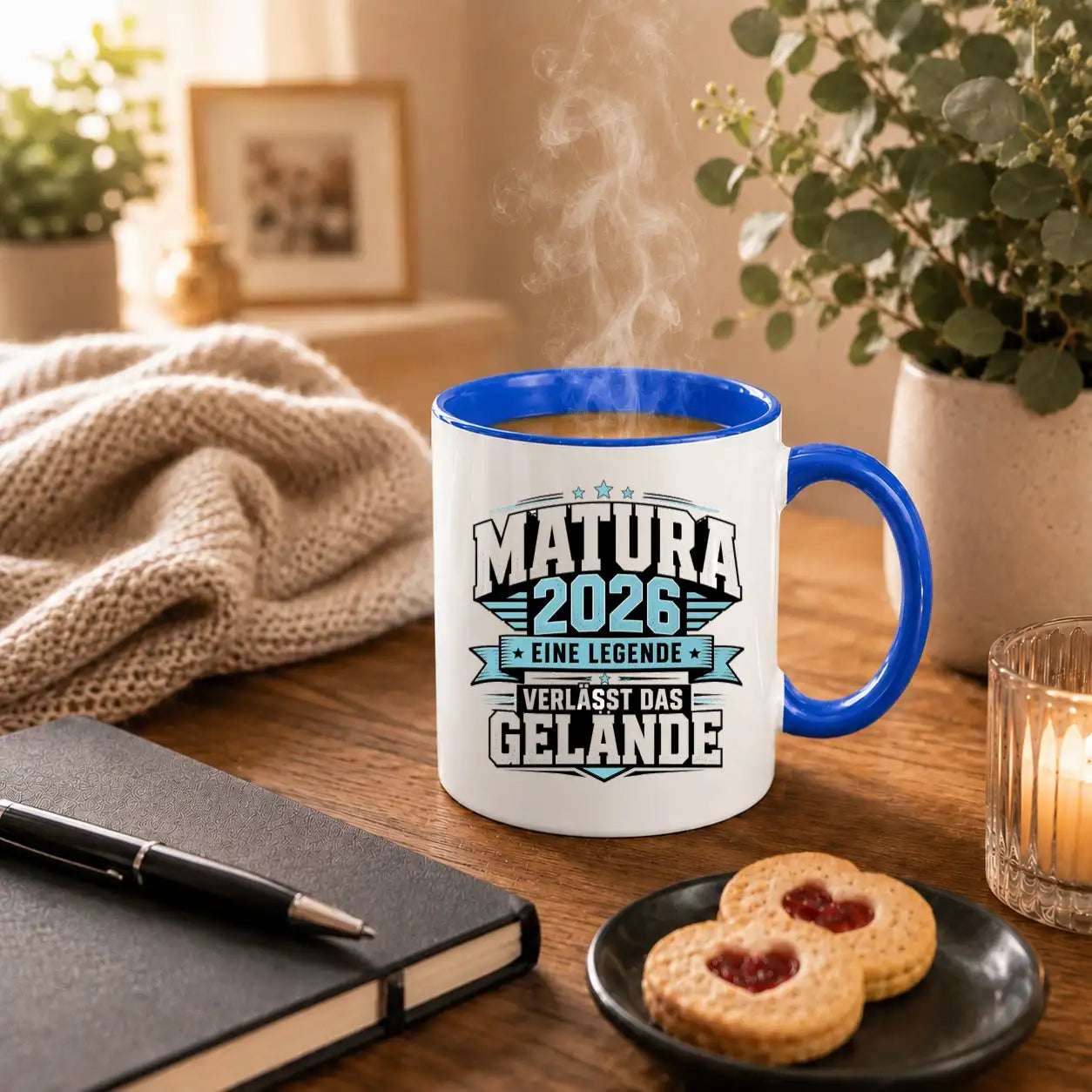 LIEBTASTISCH® Tasse mit Spruch - Matura 2026 Eine Legende verlässt das Gelände - lustige Kaffeetasse Matura Geschenk Abitur Abi Geschenke - {FARBE}
