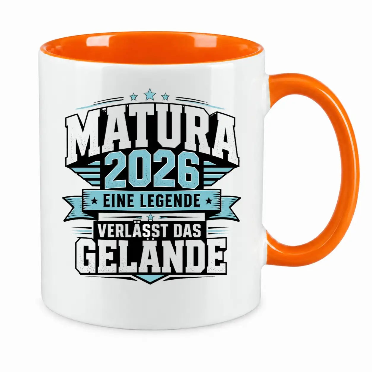 LIEBTASTISCH® Tasse mit Spruch - Matura 2026 Eine Legende verlässt das Gelände - lustige Kaffeetasse Matura Geschenk Abitur Abi Geschenke - {FARBE}