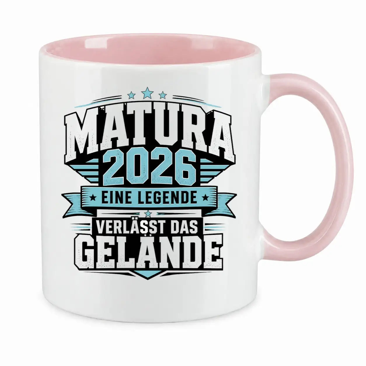 LIEBTASTISCH® Tasse mit Spruch - Matura 2026 Eine Legende verlässt das Gelände - lustige Kaffeetasse Matura Geschenk Abitur Abi Geschenke - {FARBE}