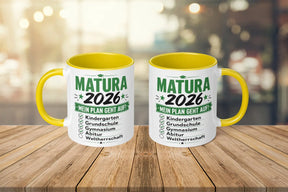 Tasse - Matura 2026 - Mein Plan geht auf! Kindergarten, Grundschule, Gymnasium, Abitur, Weltherrschaft