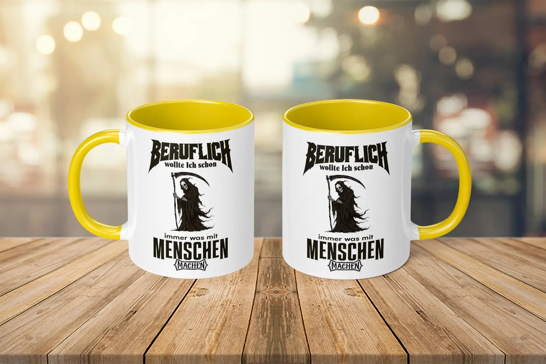 Tasse - Beruflich wollte ich schon immer was mit Menschen machen