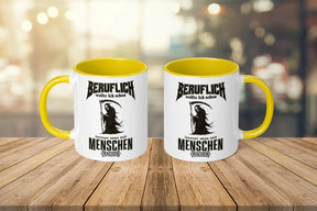 Tasse - Beruflich wollte ich schon immer was mit Menschen machen