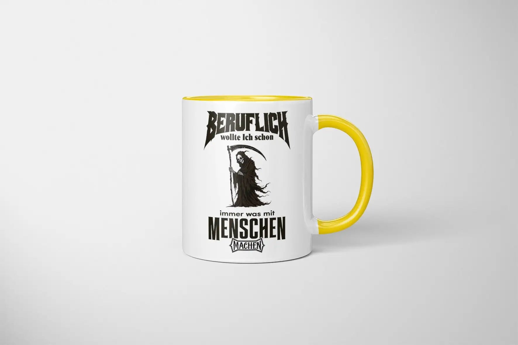 Tasse - Beruflich wollte ich schon immer was mit Menschen machen