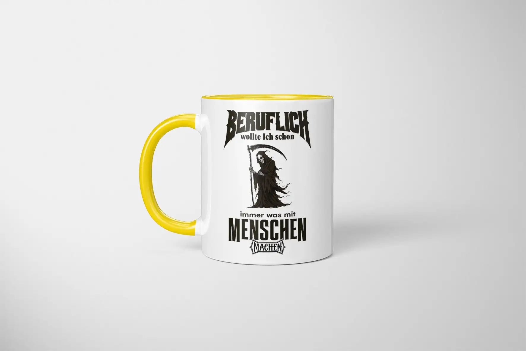 Tasse - Beruflich wollte ich schon immer was mit Menschen machen