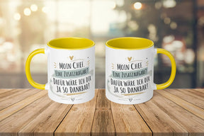 Tasse - Moin Chef. Eine Zusatzaufgabe? Dafür wäre ich dir ja so dankbar!