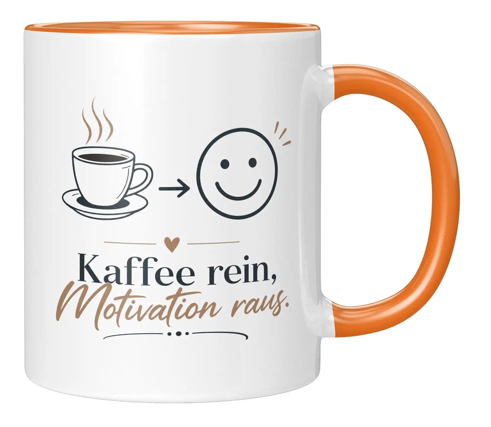 Tasse - Kaffee rein, Motivation raus.