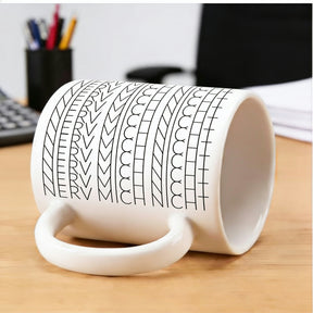 Tasse - Dekorative Linienmuster Streifen