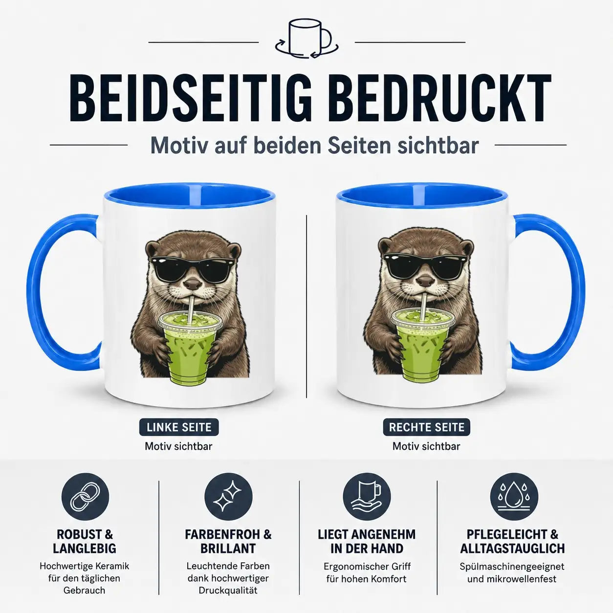 Tasse - Otter Sonnenbrille Getränk