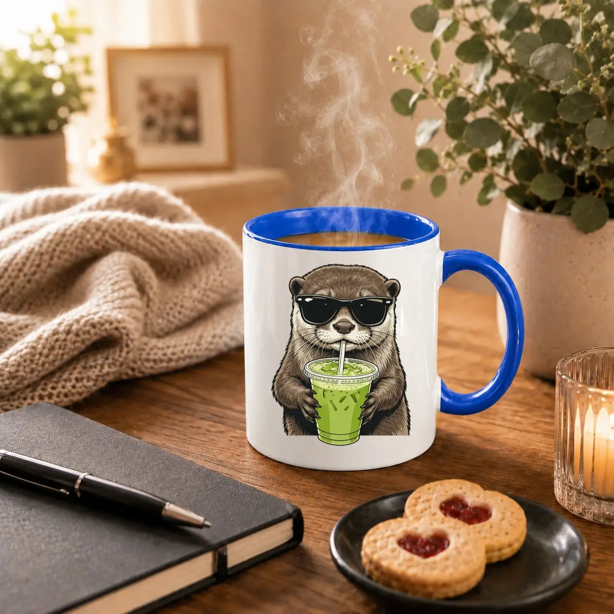 Tasse - Otter Sonnenbrille Getränk
