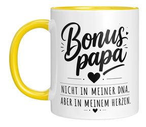 Tasse - Bonus papa - nicht in meiner DNA, aber in meinem Herzen.
