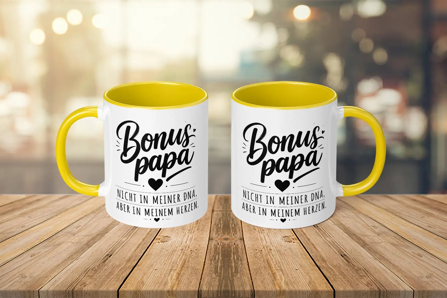 Tasse - Bonus papa - nicht in meiner DNA, aber in meinem Herzen.