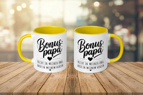 Tasse - Bonus papa - nicht in meiner DNA, aber in meinem Herzen.