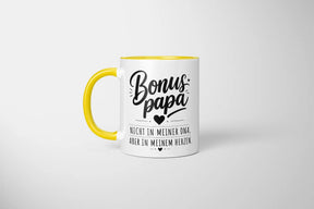Tasse - Bonus papa - nicht in meiner DNA, aber in meinem Herzen.