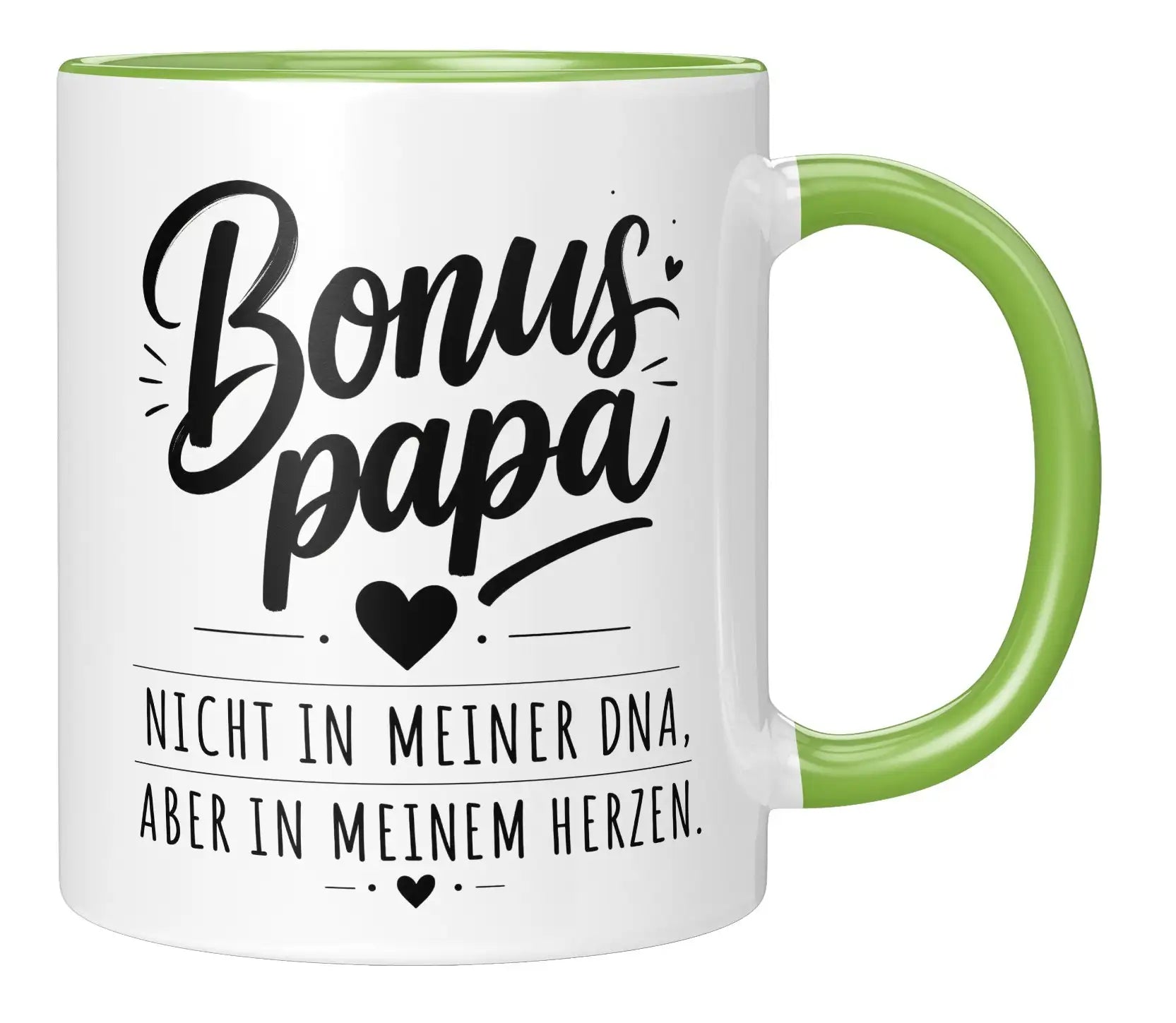 Tasse - Bonus papa - nicht in meiner DNA, aber in meinem Herzen.