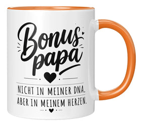 Tasse - Bonus papa - nicht in meiner DNA, aber in meinem Herzen.