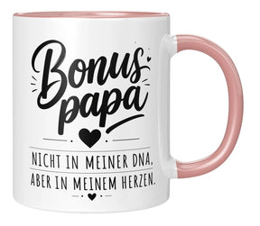 Tasse - Bonus papa - nicht in meiner DNA, aber in meinem Herzen.