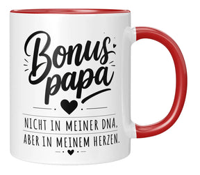 Tasse - Bonus papa - nicht in meiner DNA, aber in meinem Herzen.