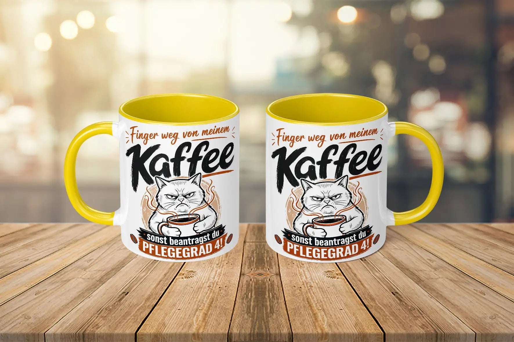 Tasse - Finger weg von meinem Kaffee sonst beantragst du Pflegegrad 4!
