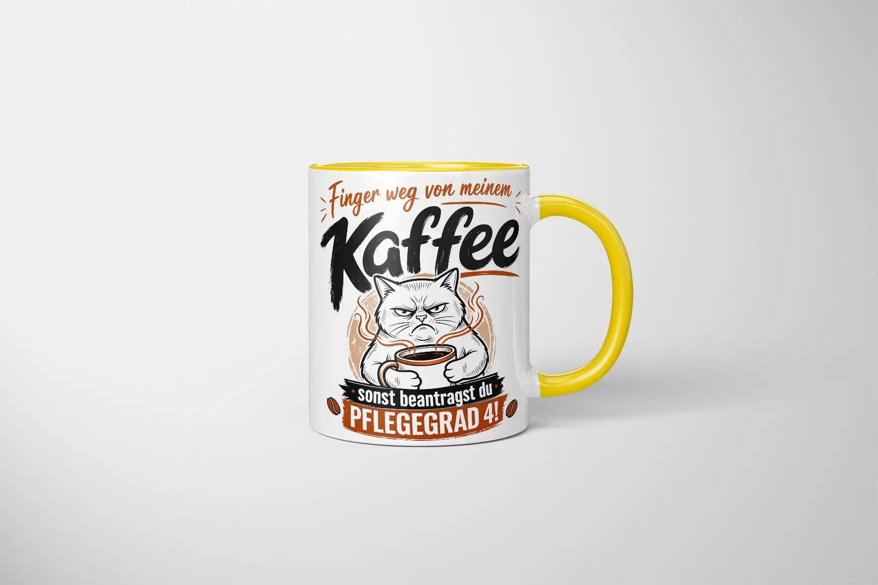 Tasse - Finger weg von meinem Kaffee sonst beantragst du Pflegegrad 4!