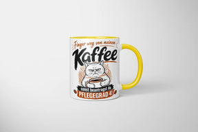 Tasse - Finger weg von meinem Kaffee sonst beantragst du Pflegegrad 4!