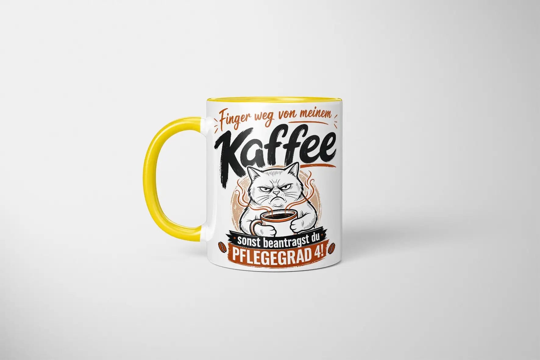 Tasse - Finger weg von meinem Kaffee sonst beantragst du Pflegegrad 4!