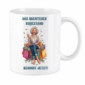 Tasse - Das Abenteuer Ruhestand beginnt jetzt!
