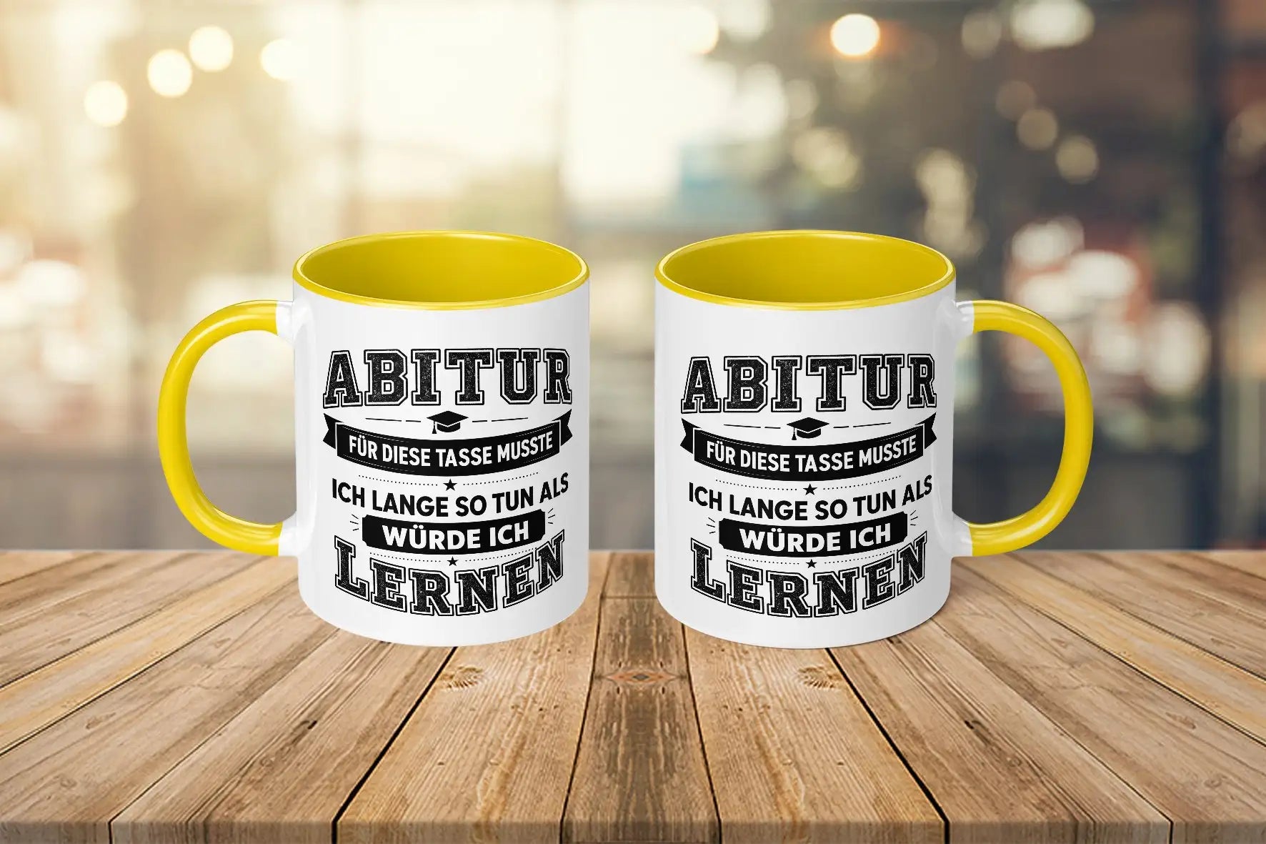 Tasse - Abitur - Für diese Tasse musste ich lange so tun als würde ich lernen
