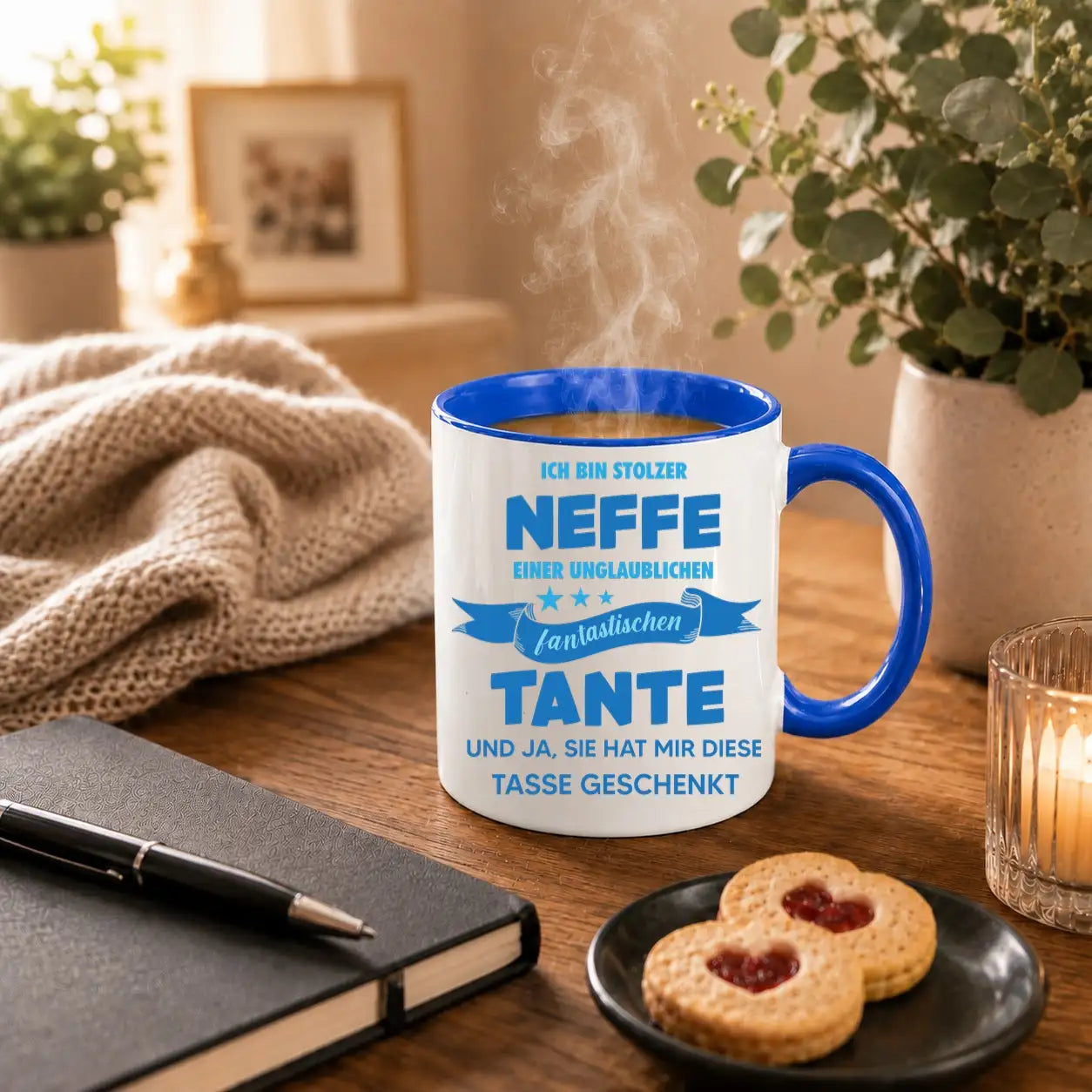 Tasse - Ich bin stolzer Neffe einer unglaublichen fantastischen Tante und ja, sie hat mir diese Tasse geschenkt