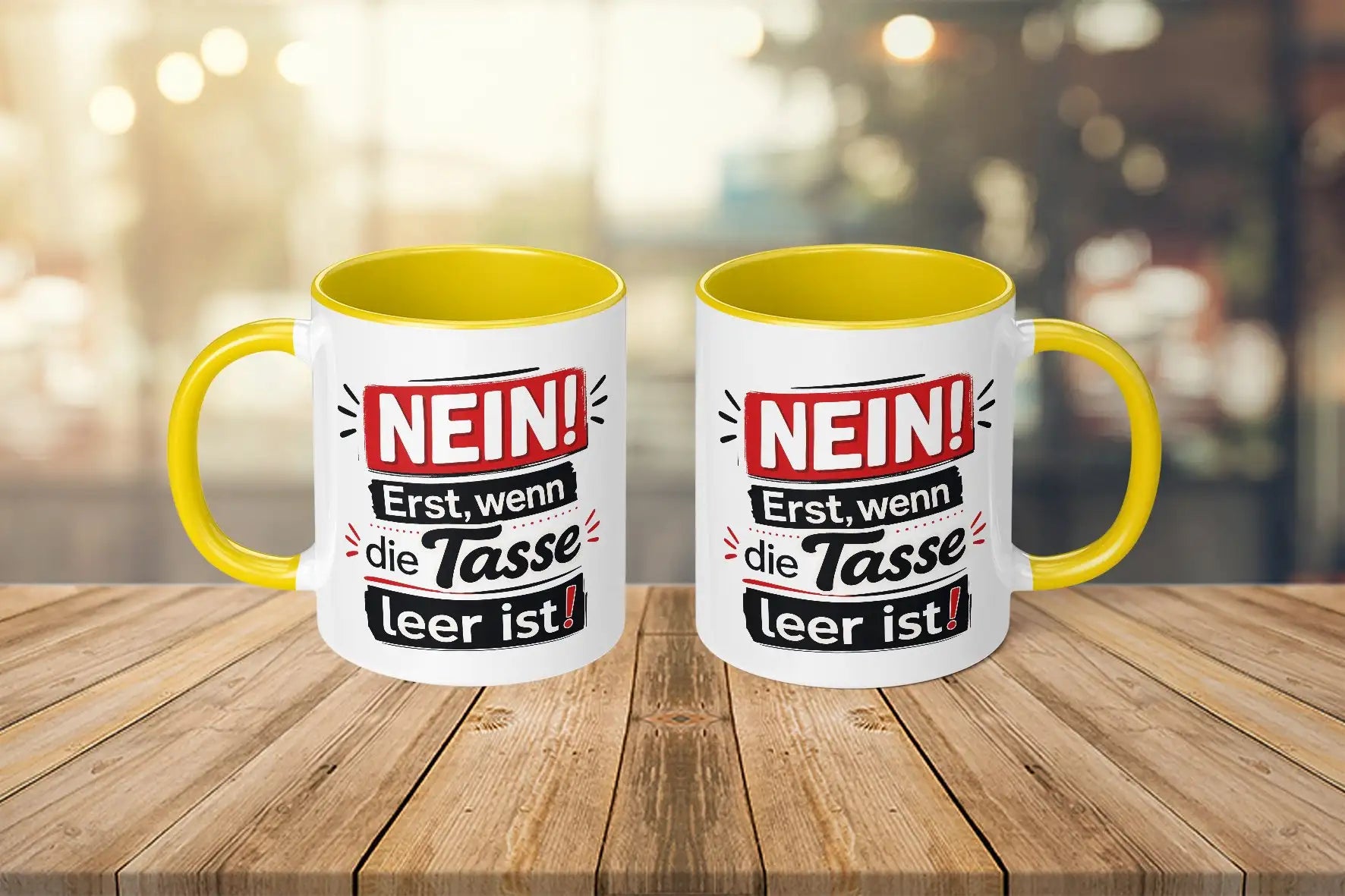 Tasse - NEIN! Erst, wenn die Tasse leer ist!