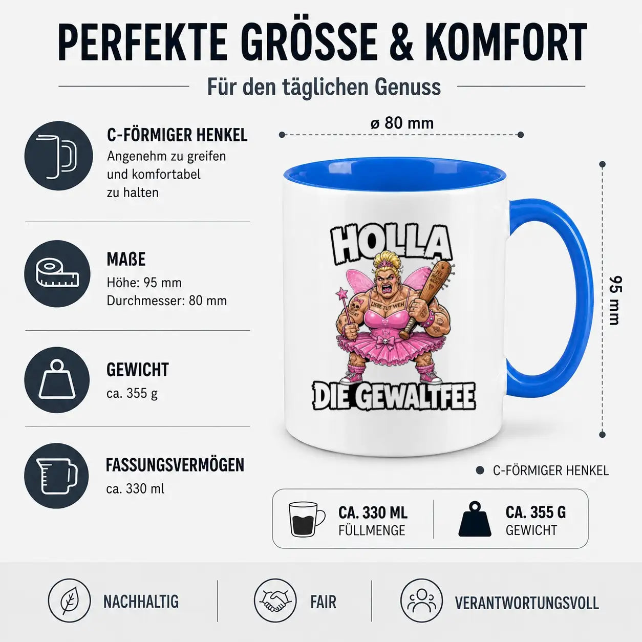 Tasse - Holla die Gewaltfee