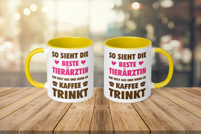 Tasse - So sieht die beste Tierärztin der Welt aus und wenn sie Kaffee trinkt