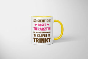Tasse - So sieht die beste Tierärztin der Welt aus und wenn sie Kaffee trinkt