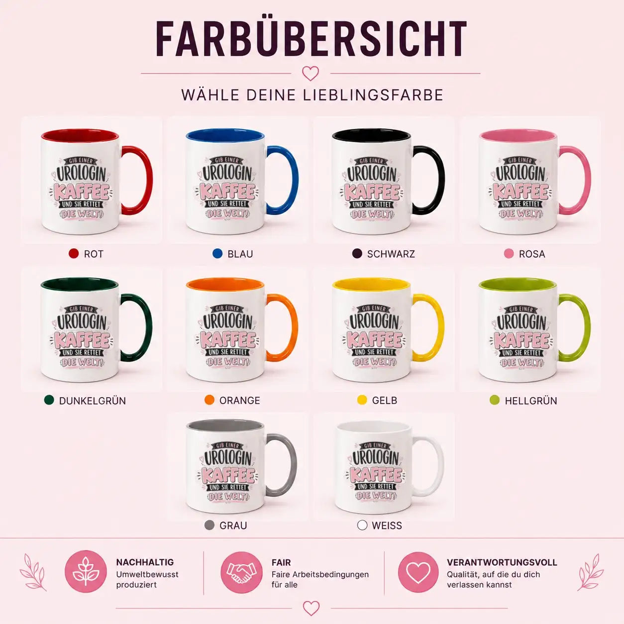 Tasse - Gib einer Urologin Kaffee und sie rettet die Welt!